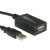 Value USB A/USB A M/F 12m USB kábel USB 2.0 Fekete