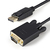StarTech.com 91 cm lange DisplayPort-naar-VGA-adapterconverterkabel DP naar VGA 1920x1200 zwart