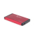 Gembird EE2-U3S-2-R storage drive enclosure HDD enclosure Red 2.5"