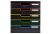 Exacompta 301914D bac de rangement de bureau Polystyrène Noir, Multicolore