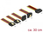 DeLOCK 60148 SATA-kabel 0,3 m SATA 15-pin 4 x SATA 15-pins Beige, Oranje, Rood, Geel
