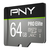 PNY PRO Elite 64 GB MicroSDXC UHS-I Classe 10