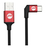 PGYTECH P-GM-124 USB kábel 0,35 M USB C USB A Fekete, Vörös