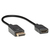 Tripp Lite P136-001 DisplayPort auf HDMI Video Adapter Video-Konverter (M/F), HDCP, Schwarz, 0,3 m