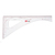 Prym 611499 Lineal Maßstabslineal Kunststoff Weiß 60 cm 1 Stück(e)