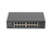 Lanberg RSGE-16 łącza sieciowe Nie zarządzany Gigabit Ethernet (10/100/1000) 1U Czarny