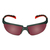 3M S2024AS-RED veiligheidsbril Kunststof Grijs, Rood