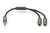 Digitus DB-510310-002-S audio kabel 0,2 m 3.5mm 2 x 3.5mm Zwart