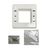 Tripp Lite N042E-WF1 veiligheidsplaatje voor stopcontacten Wit