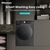 Hisense WF5S1245BB washing machine Front-load 12 kg 1400 RPM Black