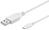 Microconnect USBABMICRO18W USB cable 1.8 m USB 2.0 USB A Micro-USB B White