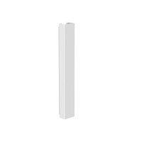 Goulotte passe-câbles verticale de bureau, 35 cm, Blanc