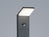 LED Sockelleuchten mit Bewegungsmelder 3er SET, Anthrazit, IP54, H50 cm