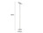 LED Deckenfluter FABI dimmbar Design Silber Chromfarben - Höhe 180cm