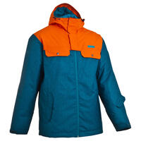 Wedze Evostyle Men's Ski Jacket - Blue/orange - 2XL