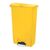 Rubbermaid Commercial Products PE Mülleimer 68L Gelb T 410mm H. 673mm B. 502mm, mit Deckel