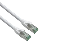 Helos GRS zertifiziertes Cat 6a Patchkabel mit Cat 7 Rohkabel TPE weiss 0,25m