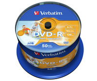 Verbatim DVD-R Rohlinge AZO 4.7GB Datenspeicher (50er Pack)