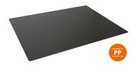 Durable Smooth Non-Slip Desk Mat Laptop PC Keyboard Mouse Pad | 65x50 cm | Black