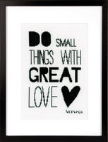 Counted Cross Stitch Kit: Do Small Things