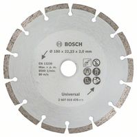 Bosch 2607019476 Diamanttrennscheibe für Baumaterial, Durchmesser: 180 mm