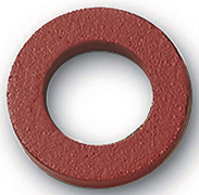 MAGNETOPLAN Ringmagnet rot 1256006 lackiert, 10 Stk. 12x3,5mm