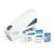 Rapesco ECO Luna Less Effort Stapler Capacity 50 Sheets White 1467