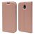 NALIA Flip Cover compatibile con Samsung Galaxy J3 2017, Custodia Sottile Verticale Case Protettiva Ecopelle magnetico, Similpelle Protezione Telefono Cellulare Slim full-body R...