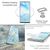 NALIA 360 Gradi Cover compatibile con Samsung Galaxy Note10+ / 10+ 5G, Sottile Fronte Retro Silicone Custodia Full-Body integrale Case Protettiva Morbido Telefono Cellulare Bump...