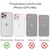 NALIA Clear Tempered Glass Cover compatible with iPhone 12 Pro Max Case, See Through Holographic Rainbow Hardcase & Silicone Bumper, Protective Scratch-Resistant Shiny Skin Rugg...