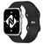 NALIA Bracelet Silicone Smart Watch Strap compatible with Apple Watch Strap Ultra/SE & Series 8/7/6/5/4/3/2/1, 42mm 44mm 45mm 49mm, iWatch Fitness Watch Band for Men & Women Black