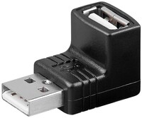 USB 2.0 Hi-Speed-Adapter - USB 2.0-Stecker (Typ A) > USB 2.0-Buchse (Typ A) 90°