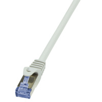 Patchkabel Cat.6A 10G S/FTP, PIMF, PrimeLine, grau, 5m, LogiLink® [CQ3072S]