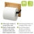 WENKO Toilettenpapierhalter Allegre, Aus Bambus und Rattan