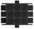 Buchsengehäuse, 9-polig, RM 6.35 mm, gerade, schwarz, 1-480707-9