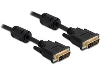 Cable DVI 24+5 male <gt/> DVI 24+5 male 3 m - black DVI kábelek