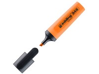 edding 345 Markeerstift, Beitelvormige Punt, 2 - 5 mm, Oranje (pak 10 stuks)