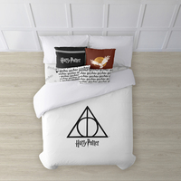 FUNDA NÓRDICA CON BOTONES 100% ALGODÓN MODELO NORDIC HALLOWS PARA CAMA DE 135/140 (220X240 CM)