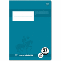 Schulheft Premium A4 16 Blatt liniert beidseitig Rand