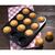 Vogue Non Stick Muffin Tray with 12 Cups Made of Carbon Steel - 35x27x3cm