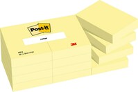 Post-it® Notes, gelb, 12 Blöcke, 38 x 51 mm