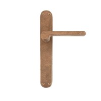 Dauby deurkruk op schild - Pure PH1928 / P40 - ruw brons - blind