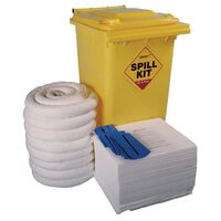 240L wheelie bin spill kit, oil and fuel