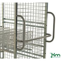 Kongamek medium duty shelf trolley system - horizontal handle