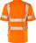 High Vis T-Shirt Kl.3 7407 THV Warnschutz-orange - Rückansicht