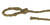 Gerüststrick Hanf mit Öse und Spize, 8 mm, 2,5 m lang