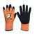 Pred Baltic 9 - Size 9 Orange/Black 15 Gauge Pred BALTIC Sandy Latex Double Dipped Waterproof Glove (Pair)