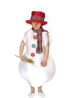 Disfraz de Muñeco de Nieve para Niño de 9 a 11 años 9-11A