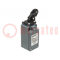 Limit switch; plastic roller Ø14mm; NO + NC; 10A; max.500VAC