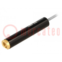 Module: laser; 5mW; rouge; point; 635nm; 4,5÷6VDC; 30÷150mA